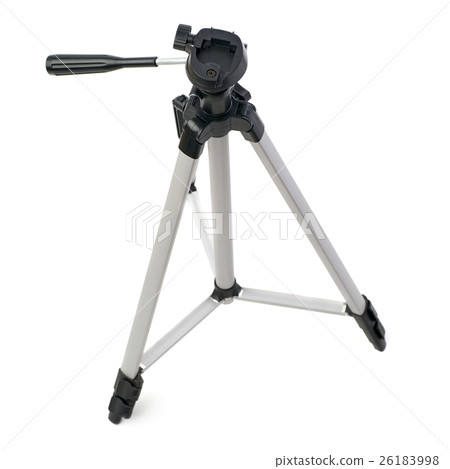 Camera tripod over isolated white background 26183998