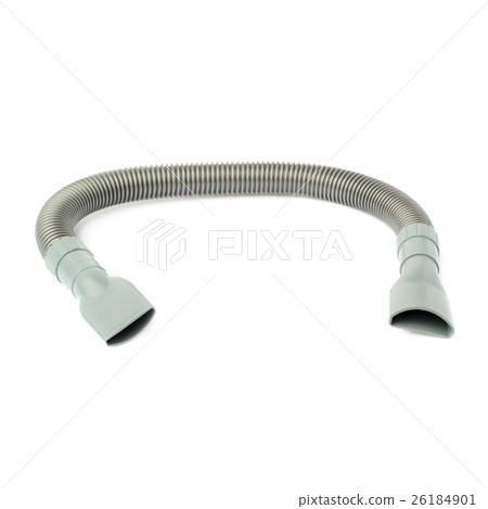 Hand held small vacuum hose cleaner isolated over Hand held small vacuum hose cleaner isolated over 26184901
