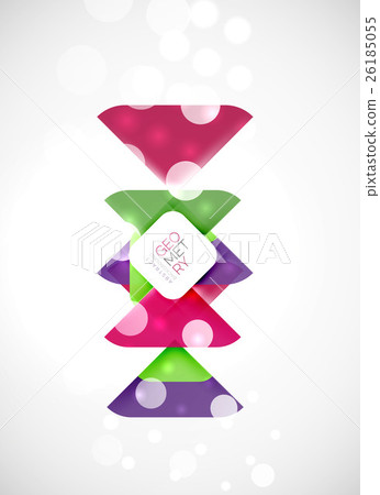 Colorful squares, geometric elements 26185055