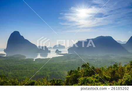 Sunrise at Samet Nang She view point, Thailand 26185202