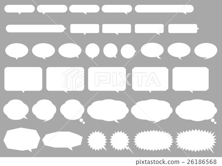 Various balloon illustration (vector) Various balloon illustration (vector) 26186568
