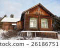 Old wooden house in the Russian village 26186751