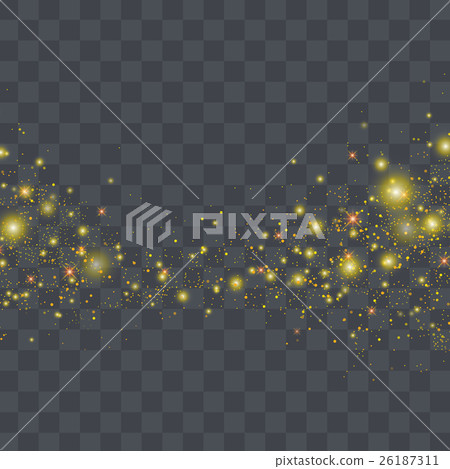 Vector gold glitter particles background effect - Stock Illustration ...