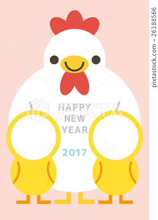 父母和孩子的相框[新年賀卡/系列] 26188566