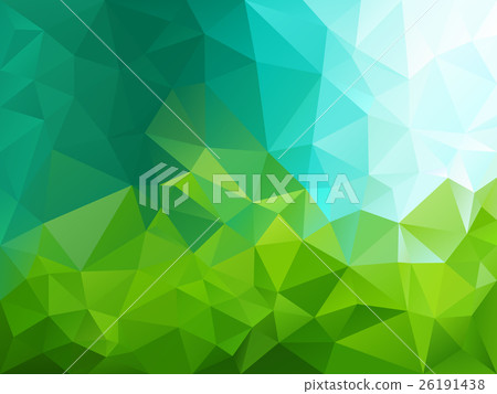 vector polygon background green and blue colors vector polygon background green and blue colors 26191438