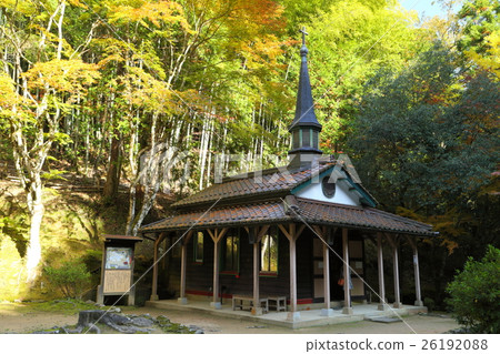 Tsuwano Otome Pass Maria Shrine Autumn leaves Tsuwano Otome Pass Maria Shrine Autumn leaves 26192088