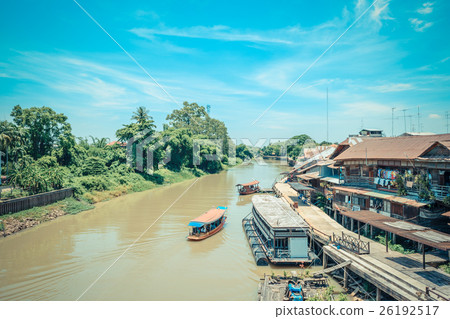 Tha Chin river at Sam Chuk market 26192517