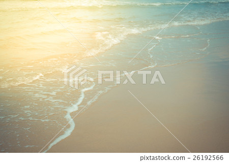 Soft wave on the beach Soft wave on the beach 26192566