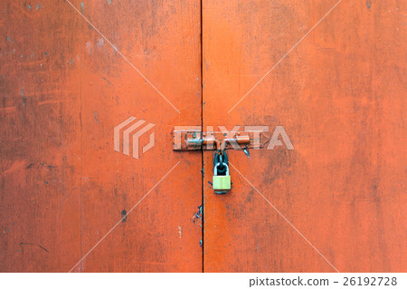 Minimalism style, Metal door locked 26192728