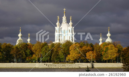 Smolny Cathedral in St. Petersburg, Russia 26192960