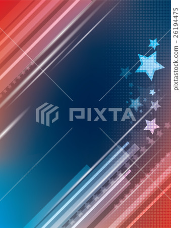 Abstract bright background with stars 26194475