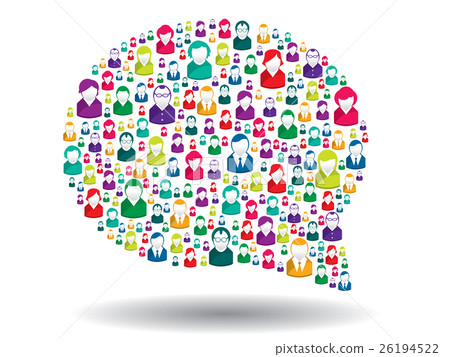 bubble of communication bubble of communication 26194522