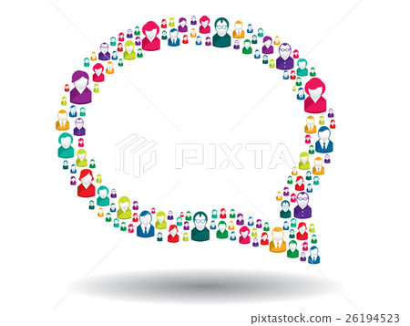 bubble of communication 26194523