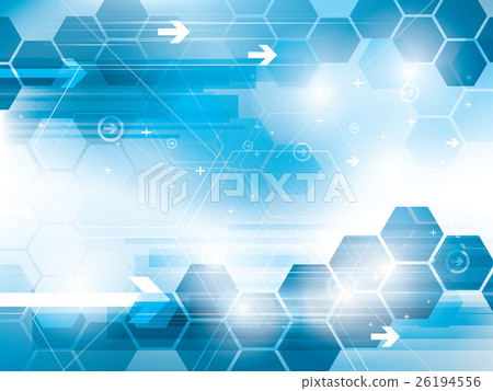 Abstract background of science and technology 26194556