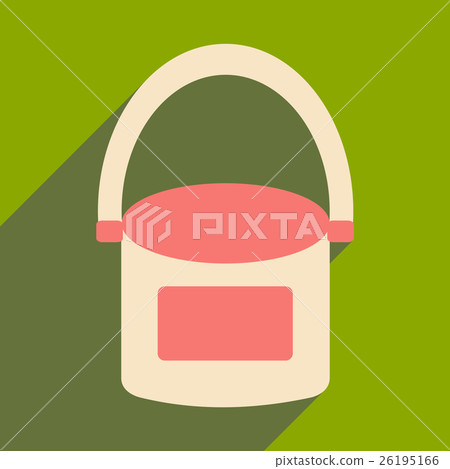 Flat with shadow icon and mobile application Flat with shadow icon and mobile application 26195166