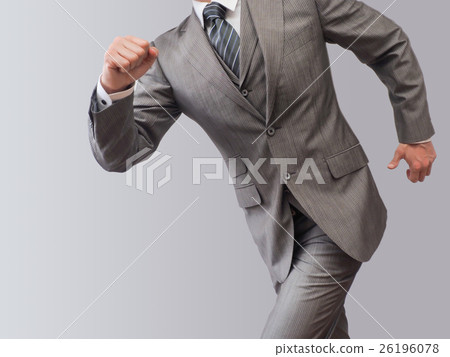 Running businessman 26196078