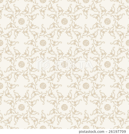 Seamless islam pattern. Vintage floral background 26197709