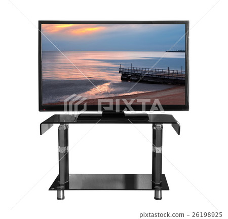 Tv on the stand with picture 26198925