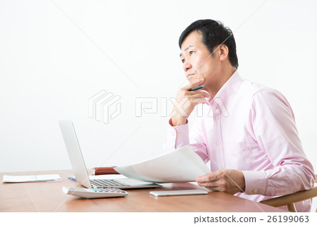 Teleworking image at home Teleworking image at home 26199063