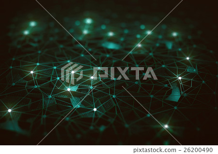 Artificial Intelligence / Neural Network - Stock Illustration [26200490 ...