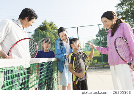 Large number of people sports 26205568