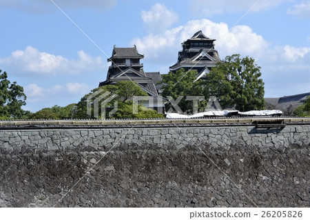 2016年10月熊本城堡等待重建 2016年10月熊本城堡等待重建 26205826