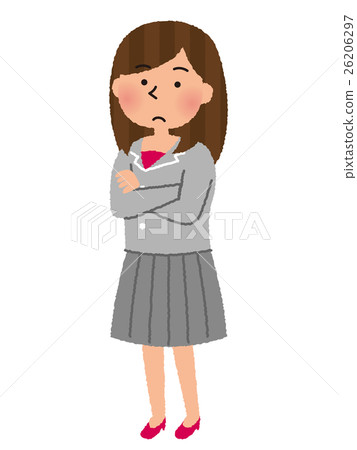 Female employees with arms 26206297