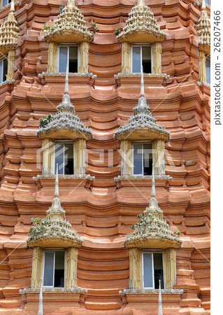 windows of the pagoda in Thailand temple. 26207466