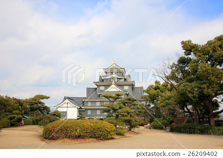 日本城堡岡山城堡 日本城堡岡山城堡 26209402