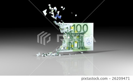 euro banknotes is falling apart euro banknotes is falling apart 26209471