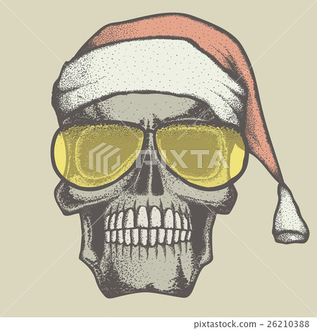 Vector skull illustration 26210388