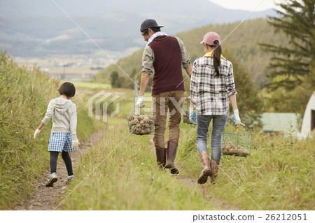 鄉村生活的家庭 26212051