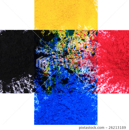 cmyk toner powder (cyan, magenta, yellow, black) cmyk toner powder (cyan, magenta, yellow, black) 26213189