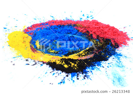 cmyk toner powder (cyan, magenta, yellow, black) cmyk toner powder (cyan, magenta, yellow, black) 26213348