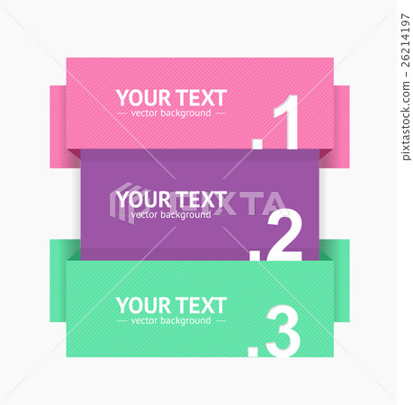 Banner Strip Option Number. Vector Banner Strip Option Number. Vector 26214197