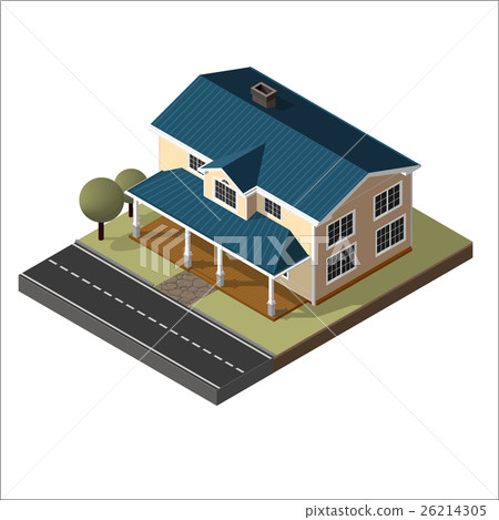 American Cottage, Small Wooden House 26214305