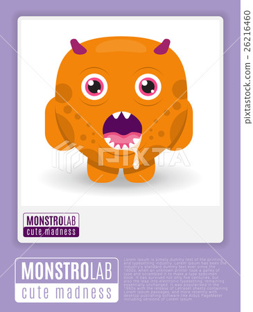 Monstrolab. Cute Madness. Vector picture of Monstrolab. Cute Madness. Vector picture of 26216460