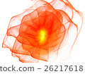 Abstract background with the image of flower  26217618