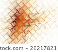 Abstract image of an orange texture , mesh , waves 26217821