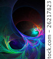 Bright fractal background 26217823