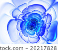 Fractal flower for logo, design concepts 26217828
