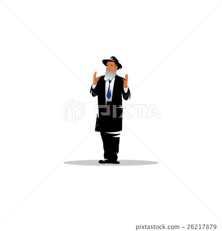 Jewish man. Jew. Vector Illustration. Jewish man. Jew. Vector Illustration. 26217879