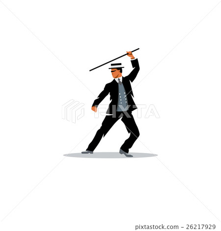 Bartitsu Mixed Martial Arts. Vector Illustration. 26217929