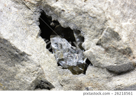 Herkimer diamond rock Herkimer diamond rock 26218561
