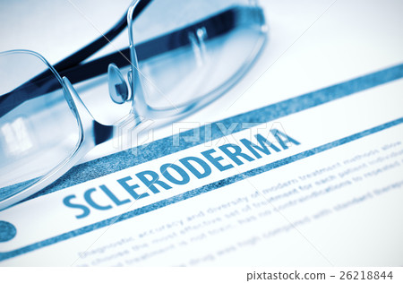 Diagnosis - Scleroderma. Medicine Concept. 3D Diagnosis - Scleroderma. Medicine Concept. 3D 26218844