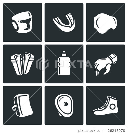Sports Equipment icons set. Vector Illustration. 26218978