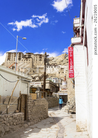 Leh in Ladakh district and old Royal Palace Leh in Ladakh district and old Royal Palace 26219005