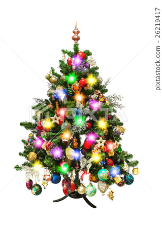 Decorated christmas tree 26219417