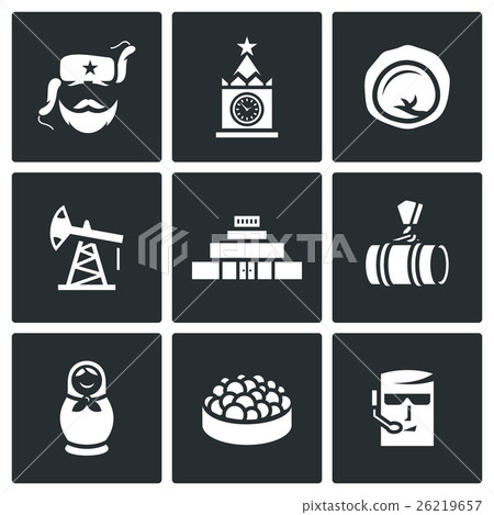Russian icons set. Vector Illustration. Russian icons set. Vector Illustration. 26219657