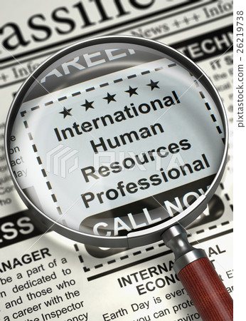 International Human Resources Professional Wanted International Human Resources Professional Wanted 26219738